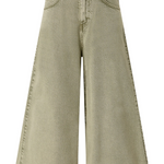 Bermuda in tela denim 104646A2H6 U84 PINKO Verde vertiver 