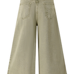 Bermuda in tela denim 104646A2H6 U84 PINKO Verde vertiver 