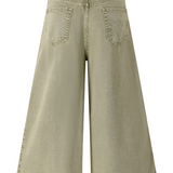 Bermuda in tela denim 104646A2H6 U84 PINKO Verde vertiver 