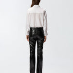 Camicia in popeline e crêpe 105434A2TG Z05 PINKO Bianco-biancaneve 