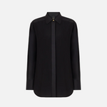 Camicia in popeline e crêpe 105434A2TG Z99 PINKO Nero 