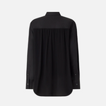 Camicia in popeline e crêpe 105434A2TG Z99 PINKO Nero 