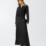 Camicia in popeline e crêpe 105434A2TG Z99 PINKO Nero 