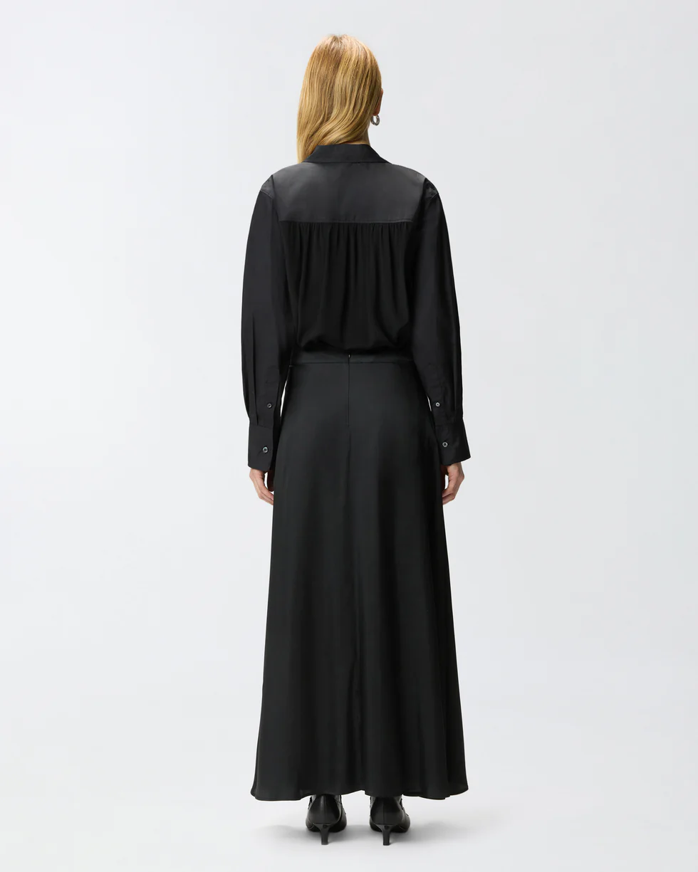 Camicia in popeline e crêpe 105434A2TG Z99 PINKO Nero 