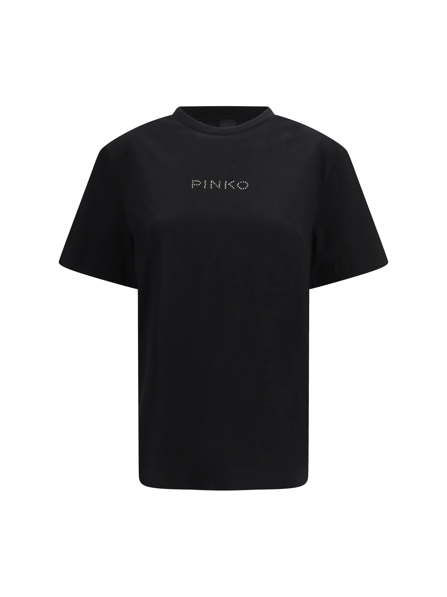 T-Shirt manica corta 105526A33S Z99 PINKO Nero limousine 