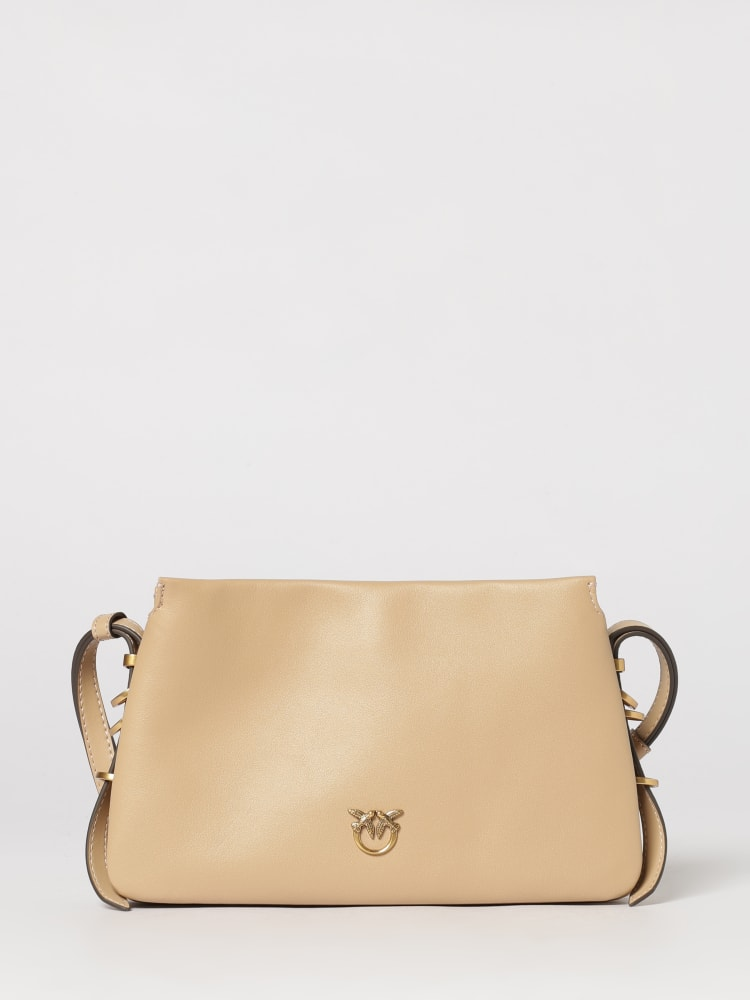 Borsa in pelle con tracolla 105883A0QO C94Q PINKO Cammello-antique gold 