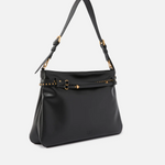 Borsa a spalla grande in pelle 105903A0QO Z99Q PINKO Nero-antique gold 