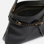 Borsa a spalla grande in pelle 105903A0QO Z99Q PINKO Nero-antique gold 