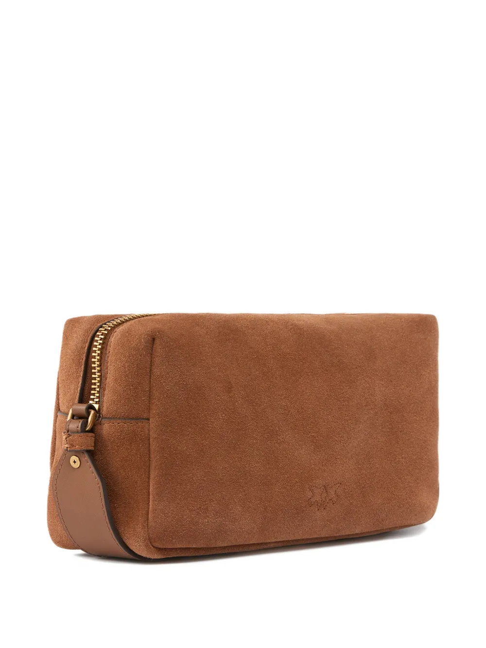 Borsa in suede 106062A0F6 L17Q PINKO Marrone-leone-antique gold 