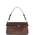 Borsa a spalla in pelle 106176A0QO R49Q PINKO Burgundy wine antigue gold 