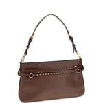 Borsa a spalla in pelle 106176A0QO R49Q PINKO Burgundy wine antigue gold 