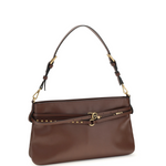 Borsa a spalla in pelle 106176A0QO R49Q PINKO Burgundy wine antigue gold 