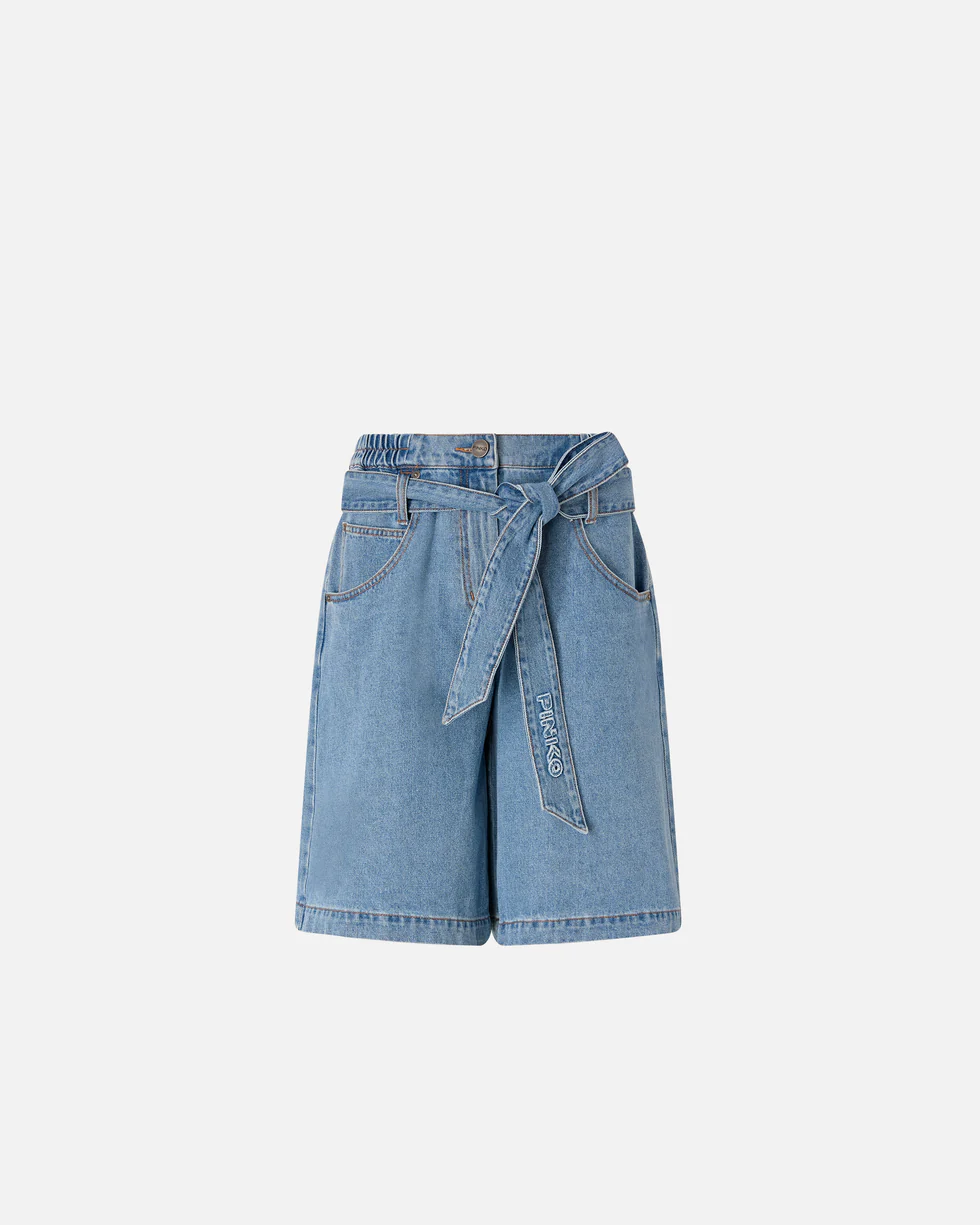 Bermuda in jeans con cintura 106258A3A9 PJD PINKO Lavaggio medio 