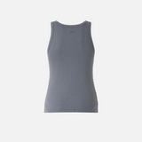Top canotta con dettagli gioiello 106265A334 K05 PINKO Grigio asfalto 