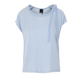 Blusa smanicata 106267A32U E87 PINKO Azzurro arona 