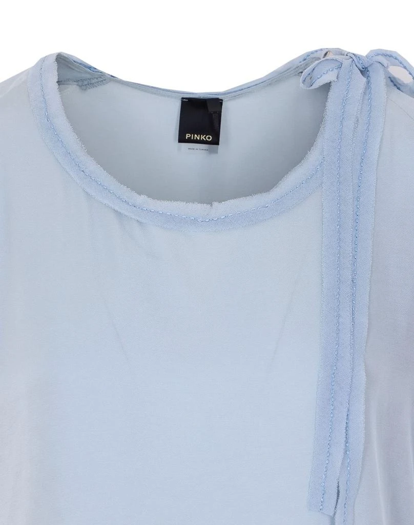 Blusa smanicata 106267A32U E87 PINKO Azzurro arona 