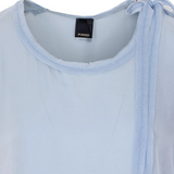 Blusa smanicata 106267A32U E87 PINKO Azzurro arona 