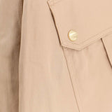 Pantaloni fluidi in cotone 106278A2ER D41 PINKO Beige chantilly 