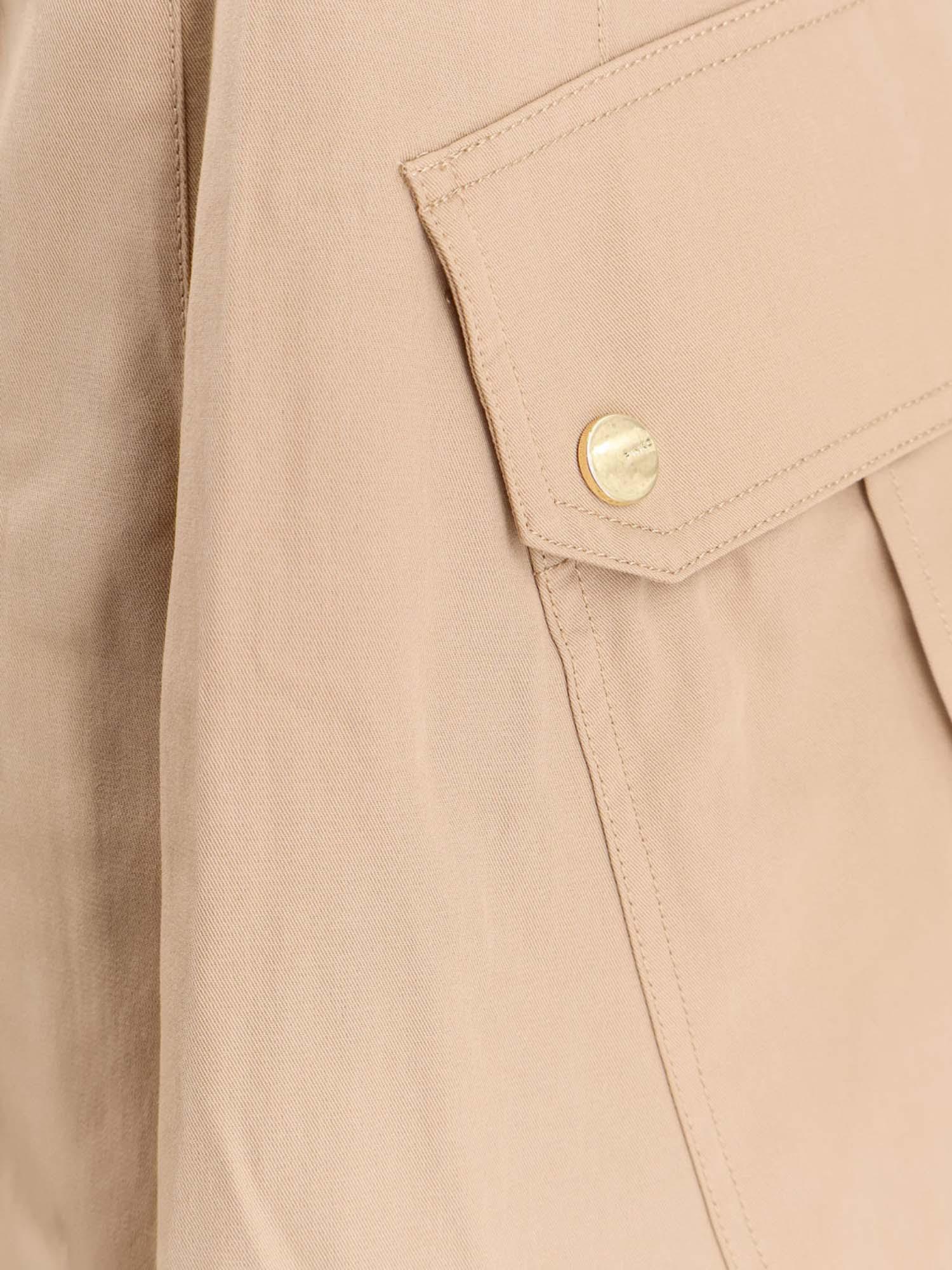 Pantaloni fluidi in cotone 106278A2ER D41 PINKO Beige chantilly 