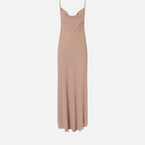 Abito slipdress lungo con strass 106299A32X Q24 PINKO Rosa sfinge 