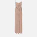 Abito slipdress lungo con strass 106299A32X Q24 PINKO Rosa sfinge 