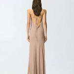 Abito slipdress lungo con strass 106299A32X Q24 PINKO Rosa sfinge 