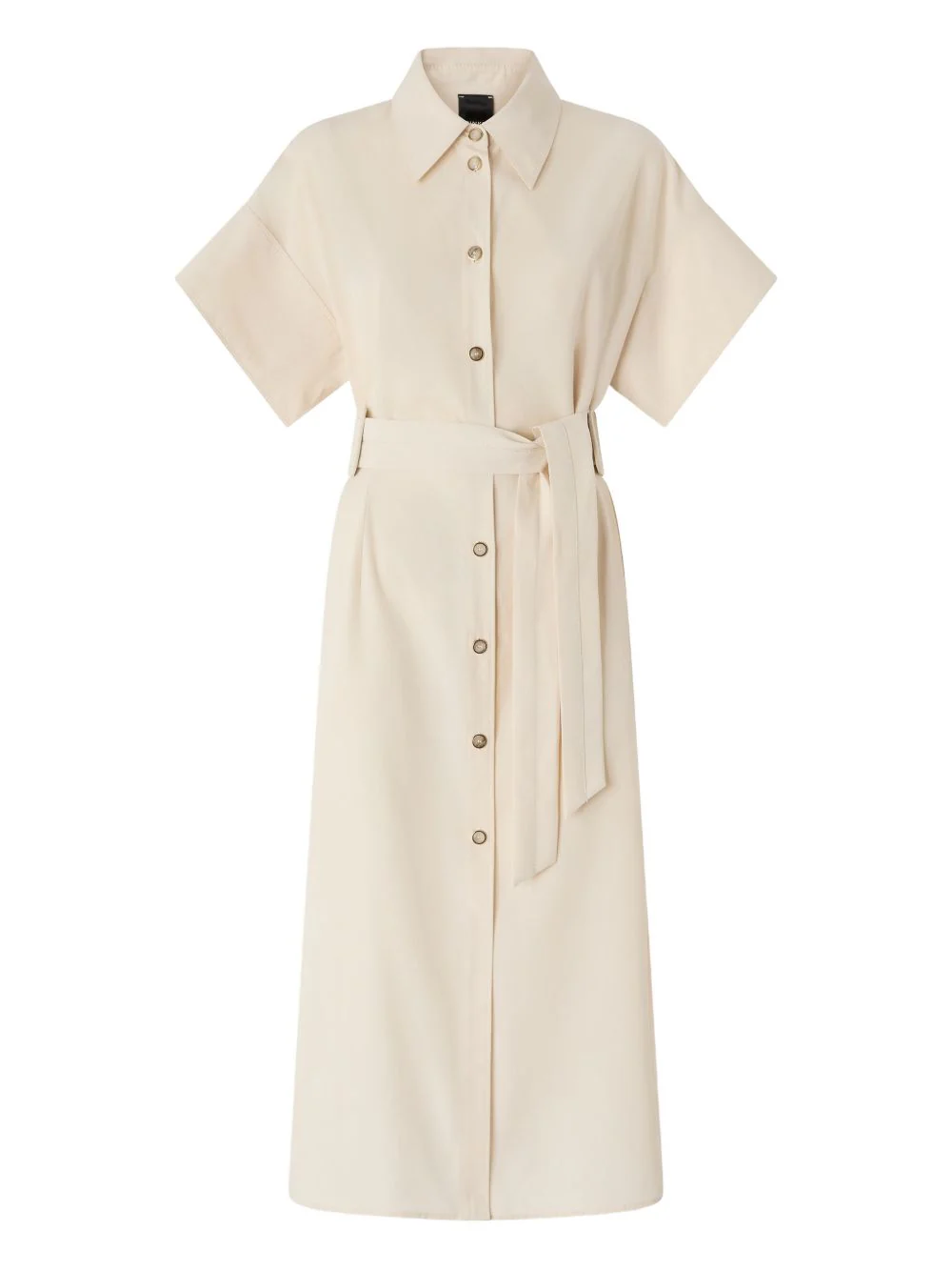 Abito in cotone 106309A2ER C03 PINKO Beige g. maroso 