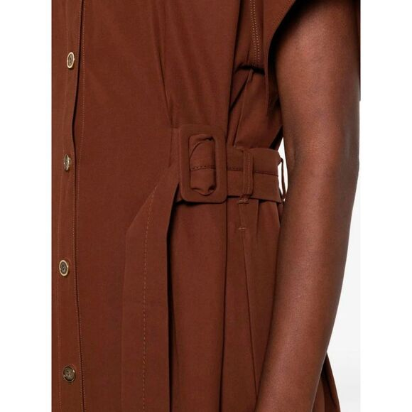 Abito in cotone 106309A2ER L78 PINKO Marrone terra x piante 