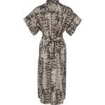 Abito stampato manica corta 106309A3B1 CZ9 PINKO Beige/nero 
