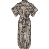 Abito stampato manica corta 106309A3B1 CZ9 PINKO Beige/nero 