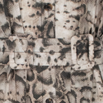 Abito stampato manica corta 106309A3B1 CZ9 PINKO Beige/nero 