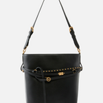 Borsa a secchiello in pelle 106339A0QO Z99Q PINKO Nero-antique gold 