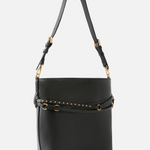 Borsa a secchiello in pelle 106339A0QO Z99Q PINKO Nero-antique gold 