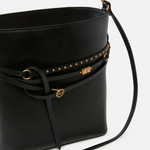 Borsa a secchiello in pelle 106339A0QO Z99Q PINKO Nero-antique gold 