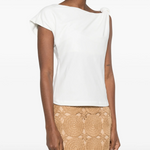 Blusa smanicata 106373A35D Z05 PINKO Bianco-biancaneve 