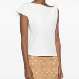 Blusa smanicata 106373A35D Z05 PINKO Bianco-biancaneve 
