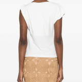 Blusa smanicata 106373A35D Z05 PINKO Bianco-biancaneve 