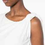 Blusa smanicata 106373A35D Z05 PINKO Bianco-biancaneve 