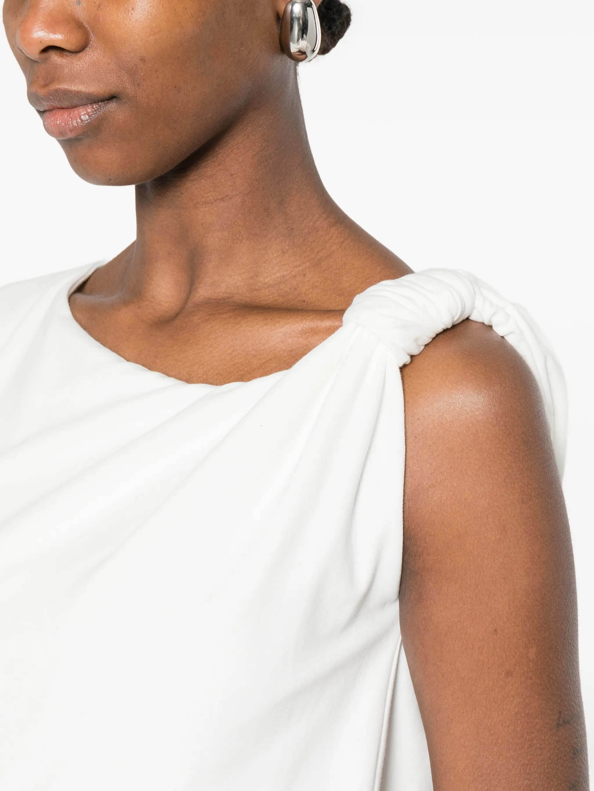 Blusa smanicata 106373A35D Z05 PINKO Bianco-biancaneve 