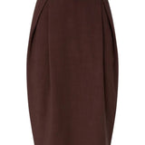 Gonna con cintura in vita 106449A2W6 L78 PINKO Marrone terra x piante 