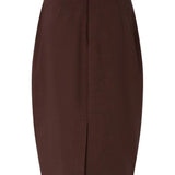 Gonna con cintura in vita 106449A2W6 L78 PINKO Marrone terra x piante 