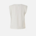 Blusa smanicata 106478A35D Z05 PINKO Bianco-biancaneve 