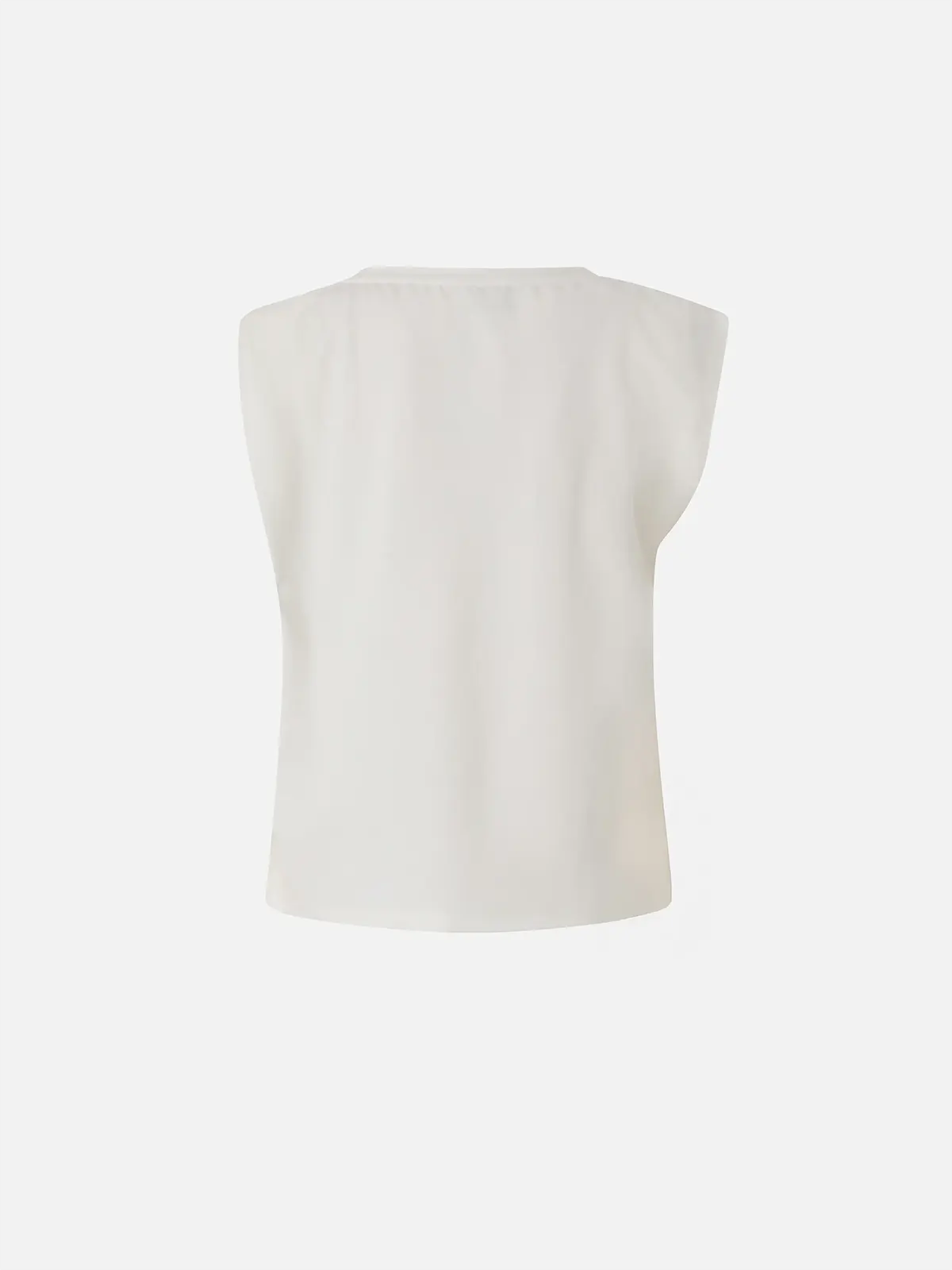 Blusa smanicata 106478A35D Z05 PINKO Bianco-biancaneve 