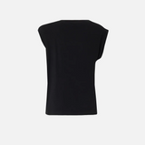 Blusa smanicata 106478A35D Z99 PINKO Nero limousine 