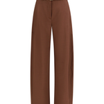 Pantaloni con cintura 106492A2W6 L78 PINKO Marrone terra x piante 