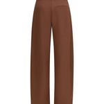 Pantaloni con cintura 106492A2W6 L78 PINKO Marrone terra x piante 