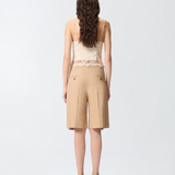 Bermuda con piega stirata 106594A34I D41 PINKO Beige chantilly 