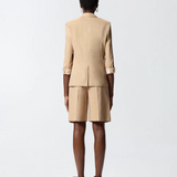 Giacca in lino 106597A34I D41 PINKO Beige chantilly 