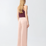 Pantaloni in raso 106601A1Y5 Q35 PINKO Rosa mogano 