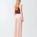 Pantaloni in raso 106601A1Y5 Q35 PINKO Rosa mogano 